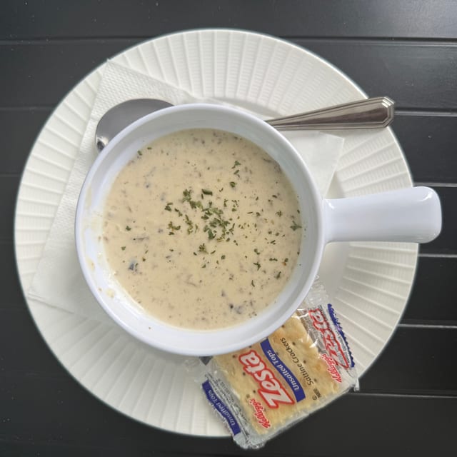 Cream of Mushroom - Homemade Soup.