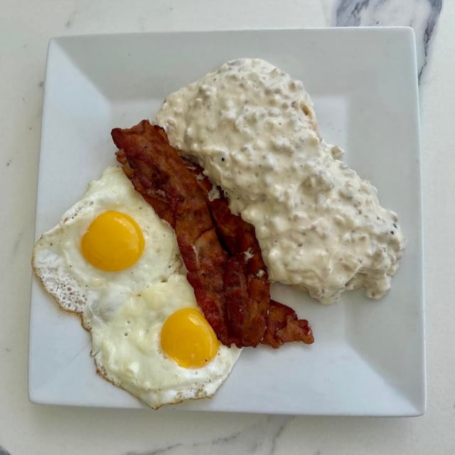 Biscuits & Sausage Gravy Combo.