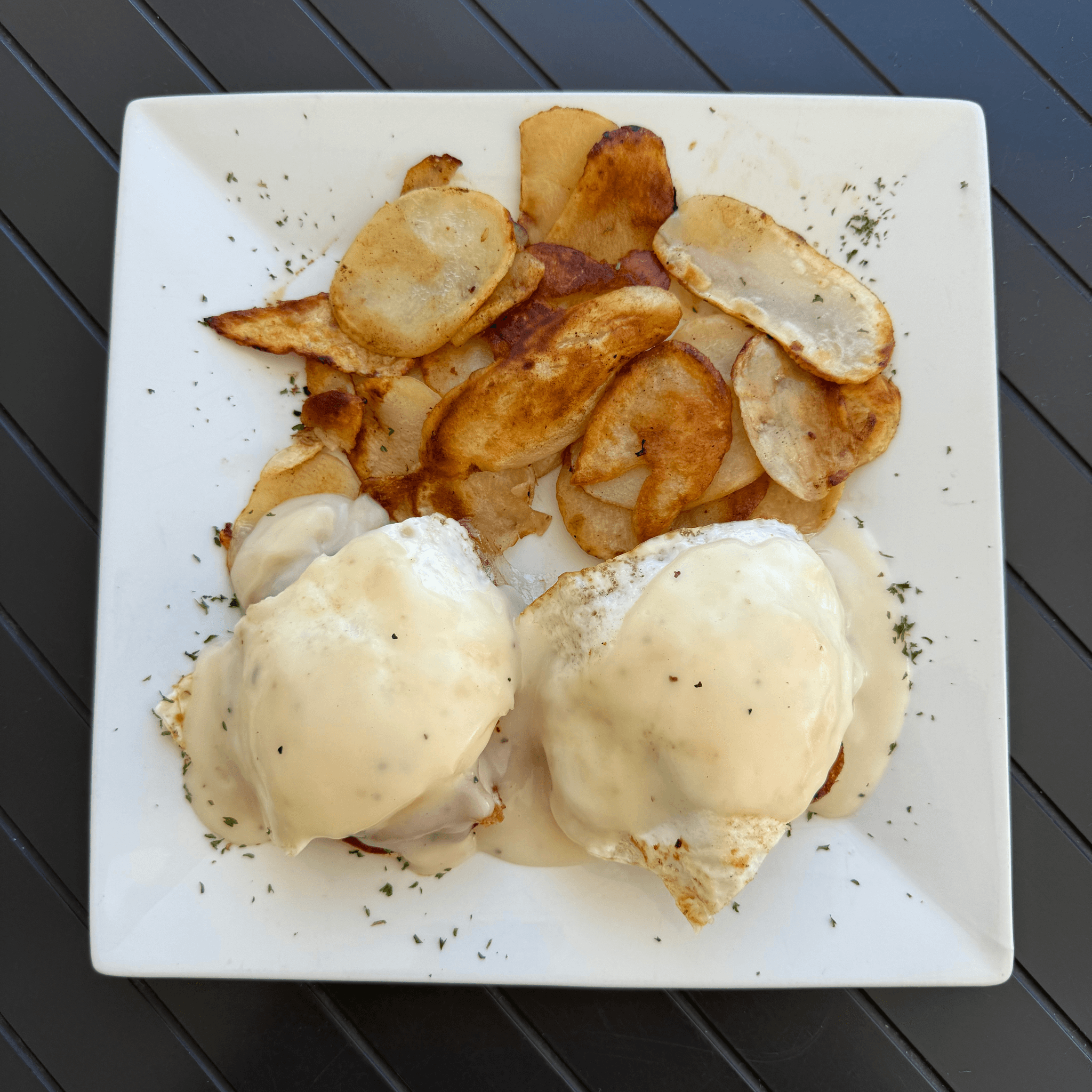 Country Fried Benedict.