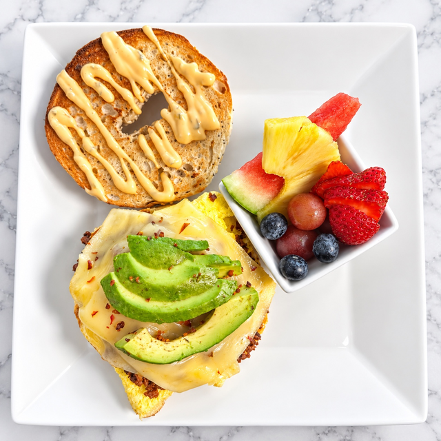 California Chorizo Bagel.