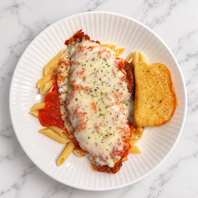 Chicken Parmigiana Penne.