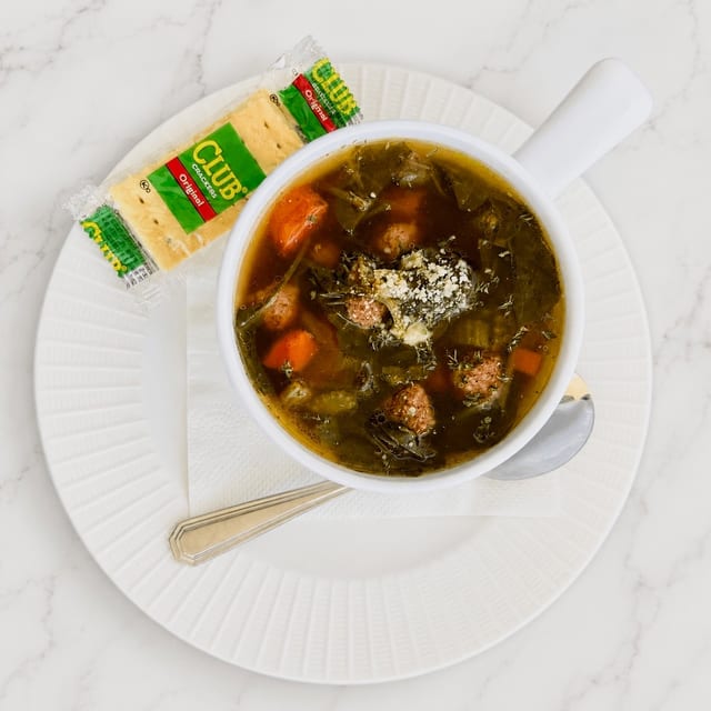 Italian Wedding - Homemade Soup.