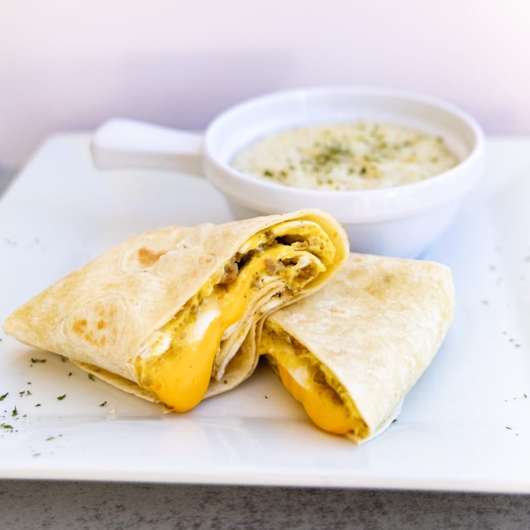 Savor Our Breakfast Wrap