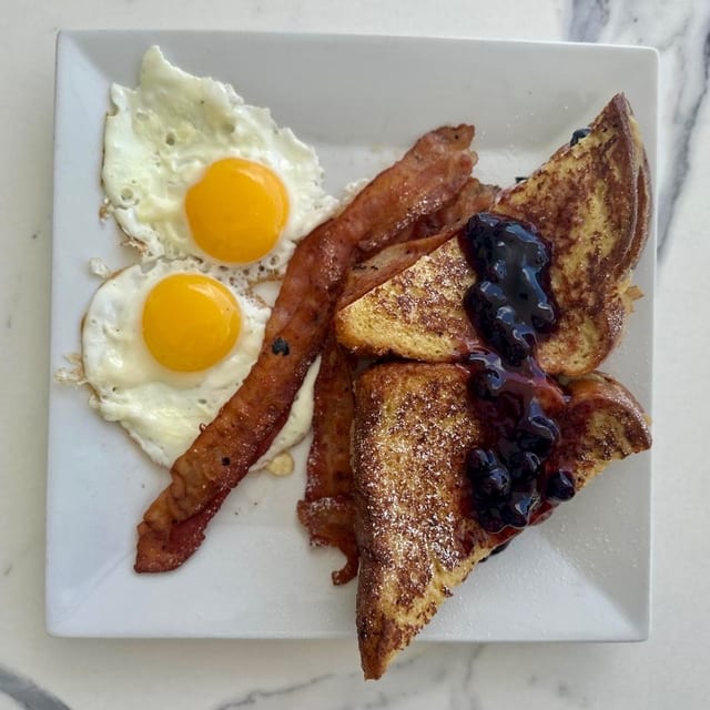 Stuffed French Toast Combo.