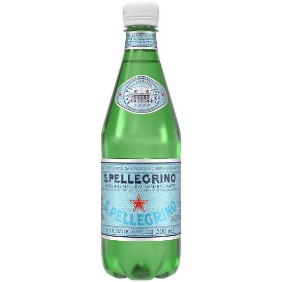San Pellegrino Sparkling Water.