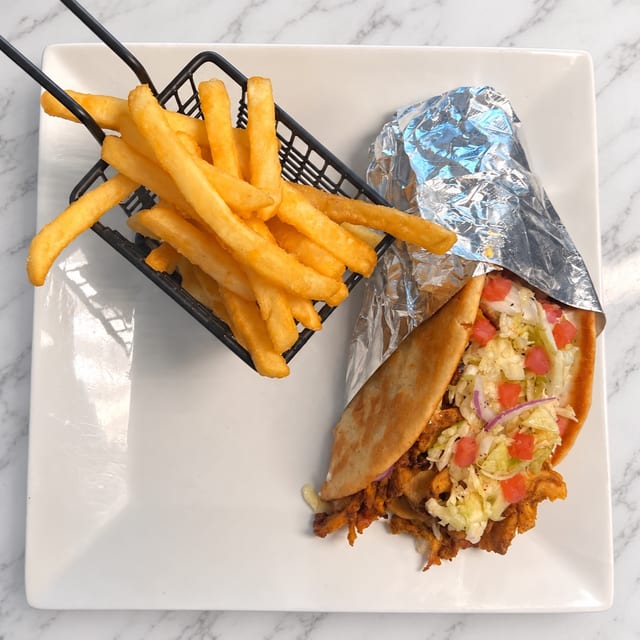 German-Style Chicken Pita.