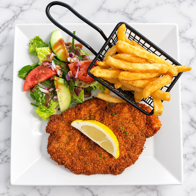 German Wiener Schnitzel.