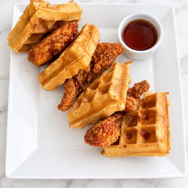 Chicken & Waffle Delight.