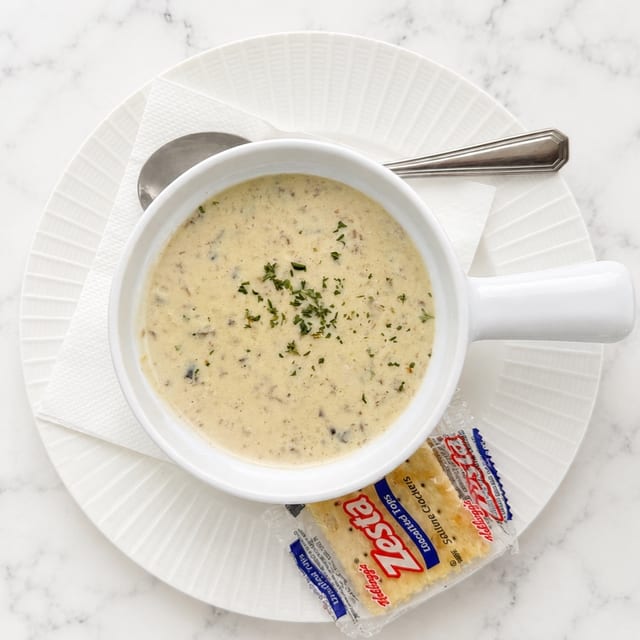 Cream of Mushroom - Homemade Soup.