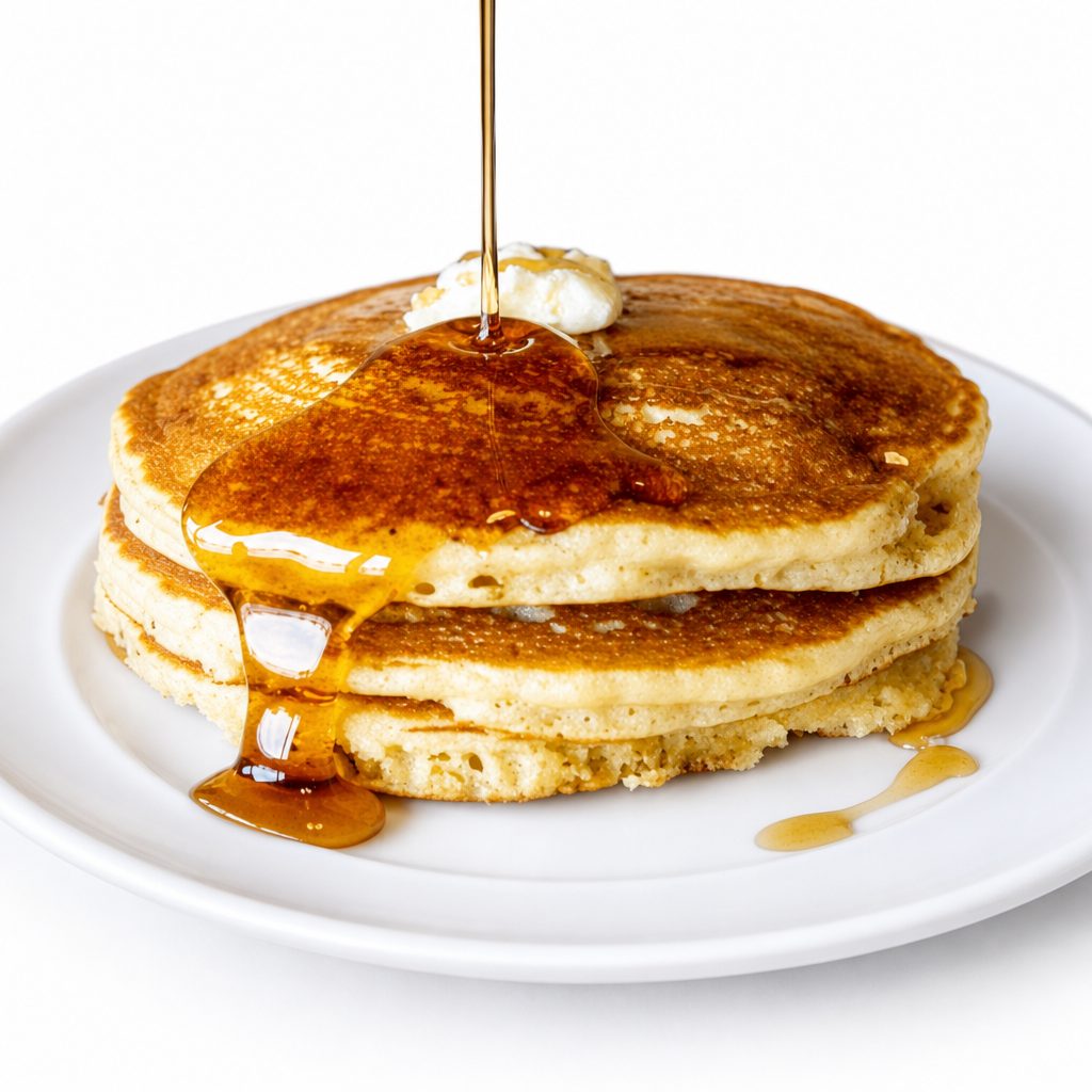 Free side of pancakes with any breakfast entrée on Mondays (until 11am)..