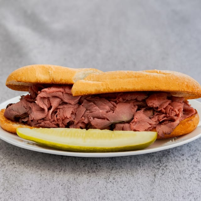 Hot Pastrami Sandwich.