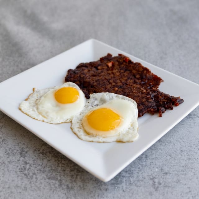 Corned Beef Hash & Eggs.