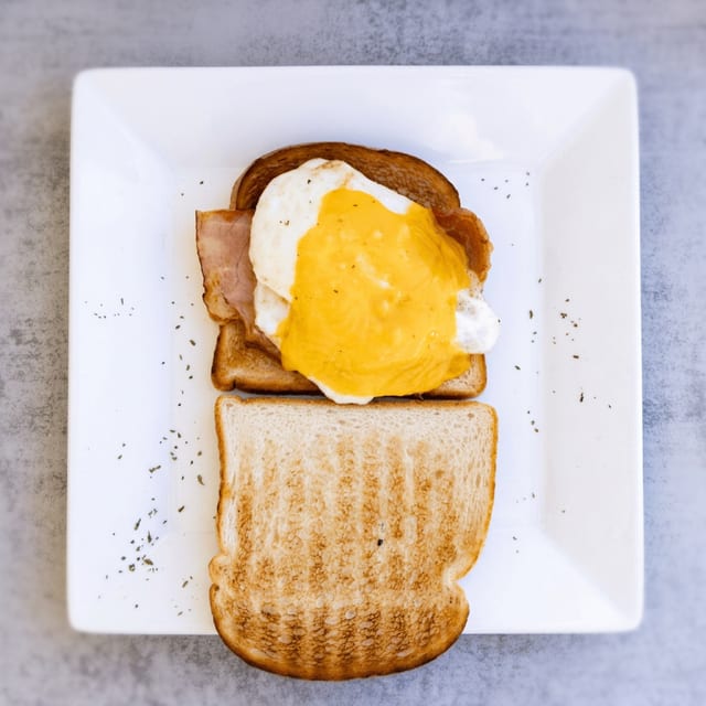 Eggs & Cheese Sandwich.